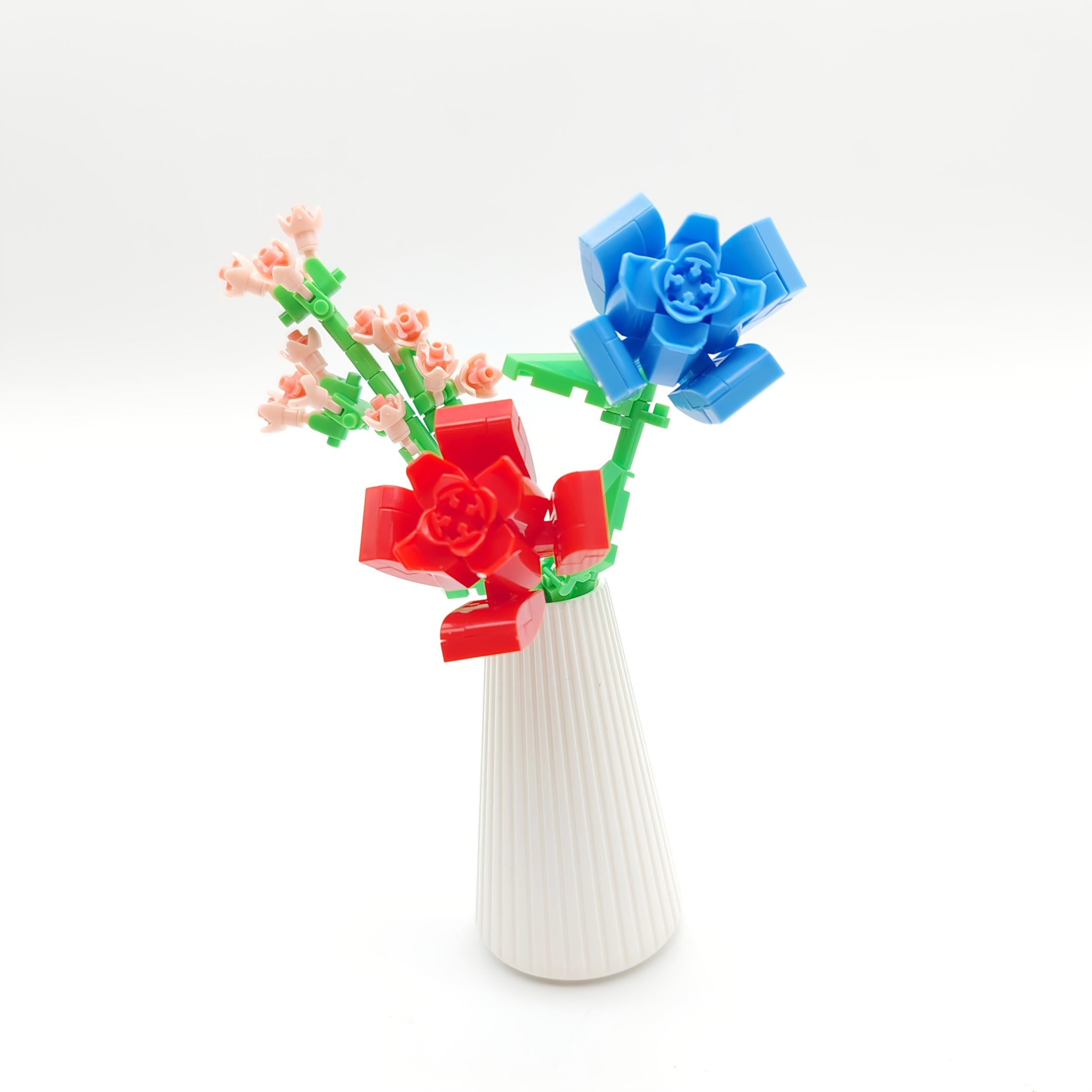 Diamond Particle Stone for Lotus Rose Bouquet and Building Blocks