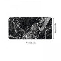 Stylish Marble Pattern Extended Mouse Pad