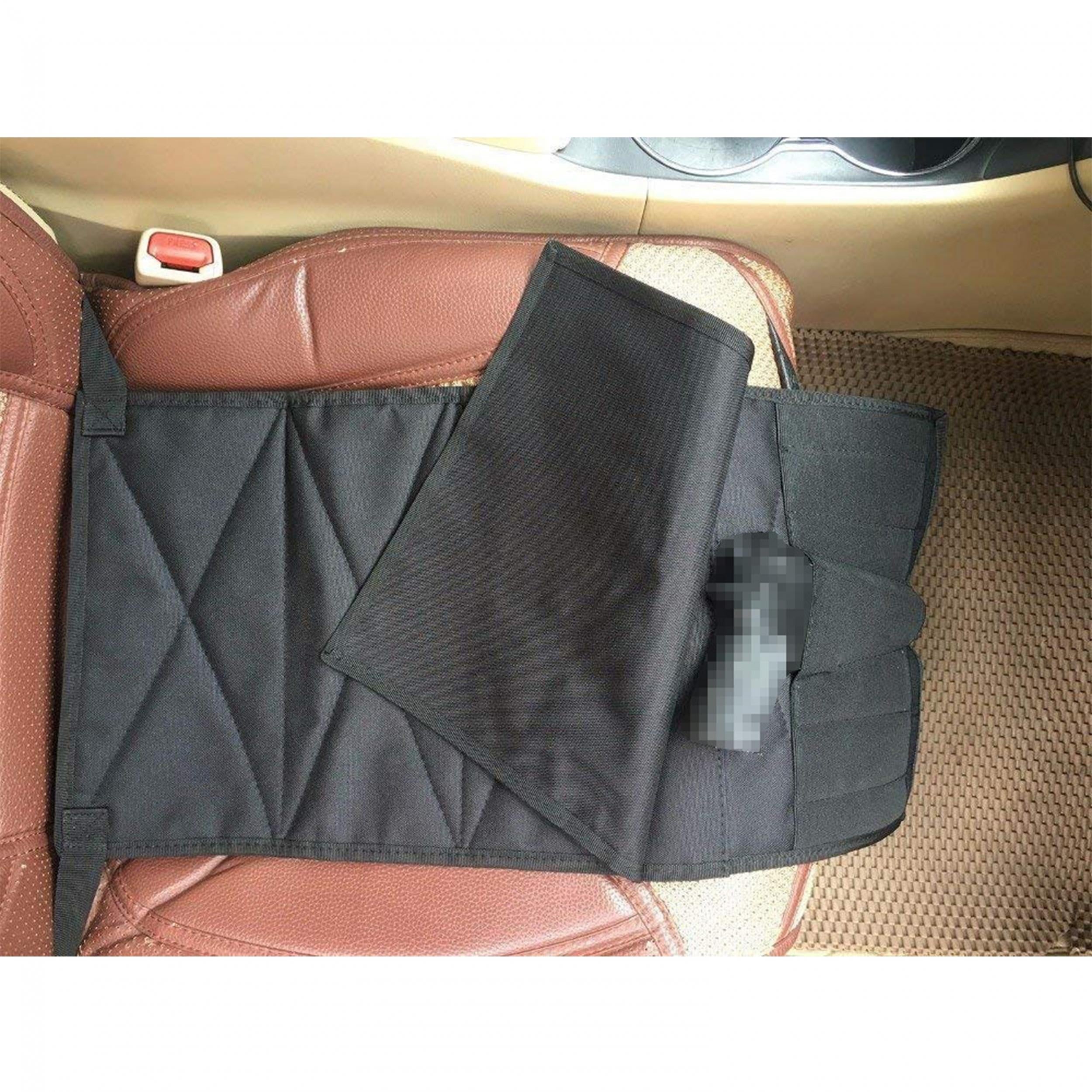 Car Hidden Tool Storage Bag Non Slip Seat Cushion Container