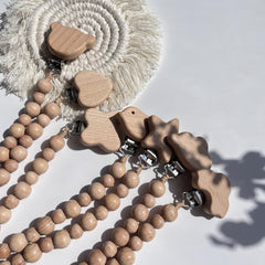 Beech Pacifier Chain Anti-drop Holder Clip