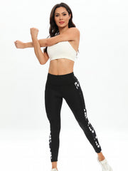 Floral Print High Waist Yoga Pants for Women