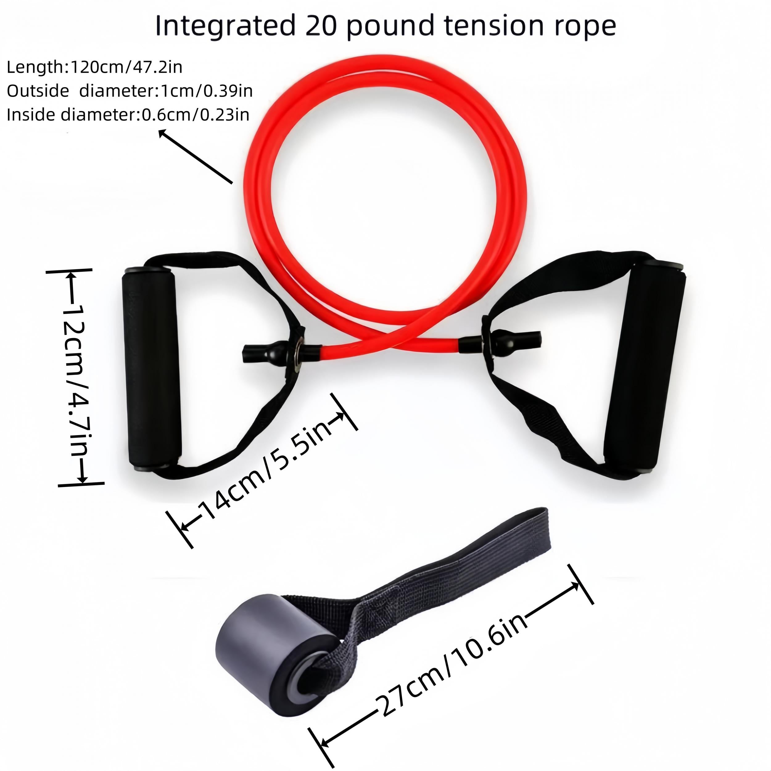 Yoga Resistance Band Set with Door Buckle