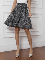 Tie Waist Swing Skirt for Spring & Summer Women