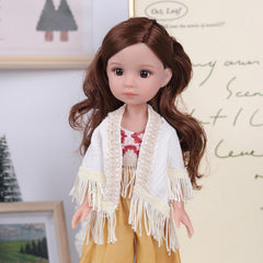 AKODEERD 13-Inch Anime Doll with Articulated Arms and Legs - Stylish Outfits