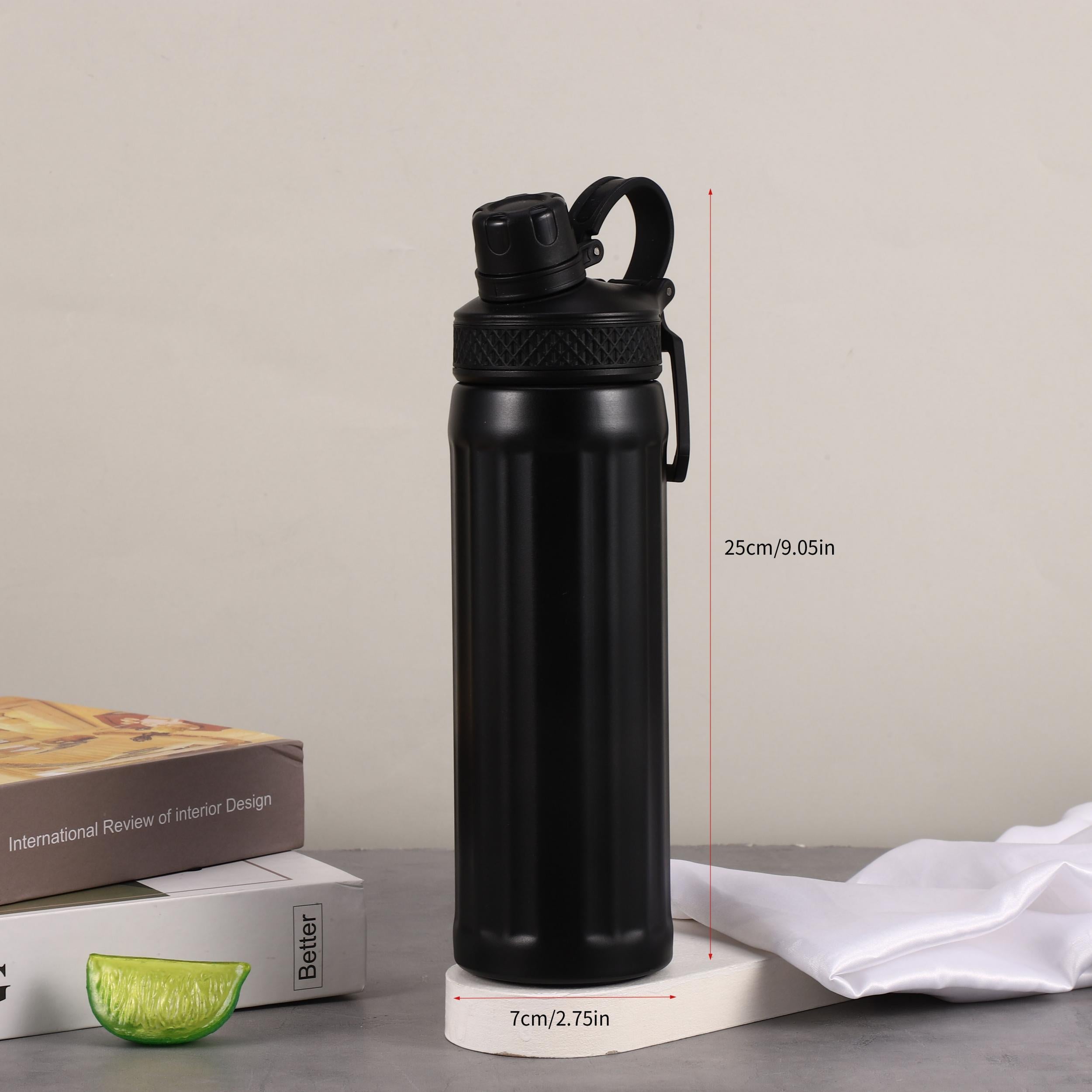 17oz Stainless Steel Sports Water Bottle Leakproof Portable Gym Hiking Travel