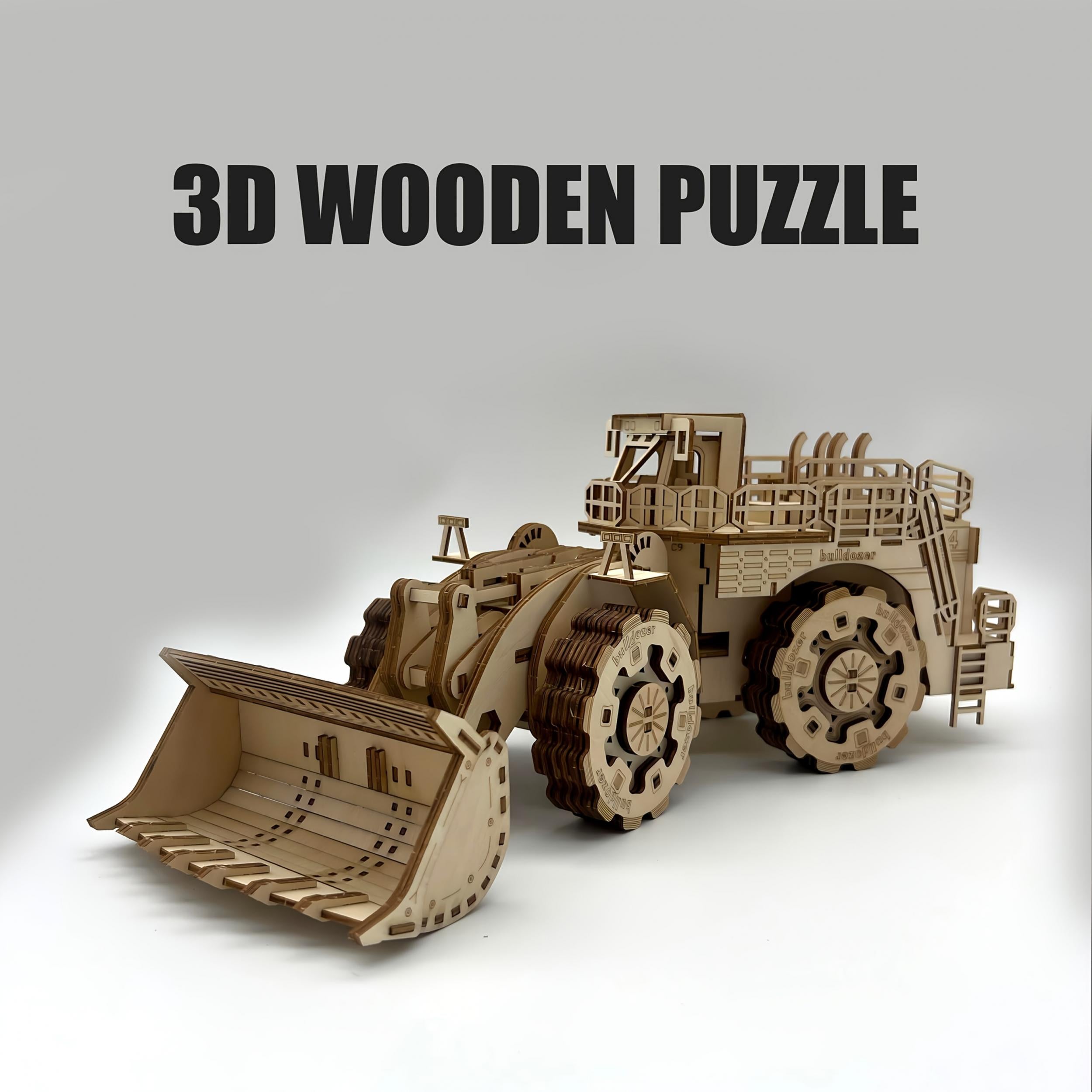 DIY Movable Assembly Model Engineering Bulldozer