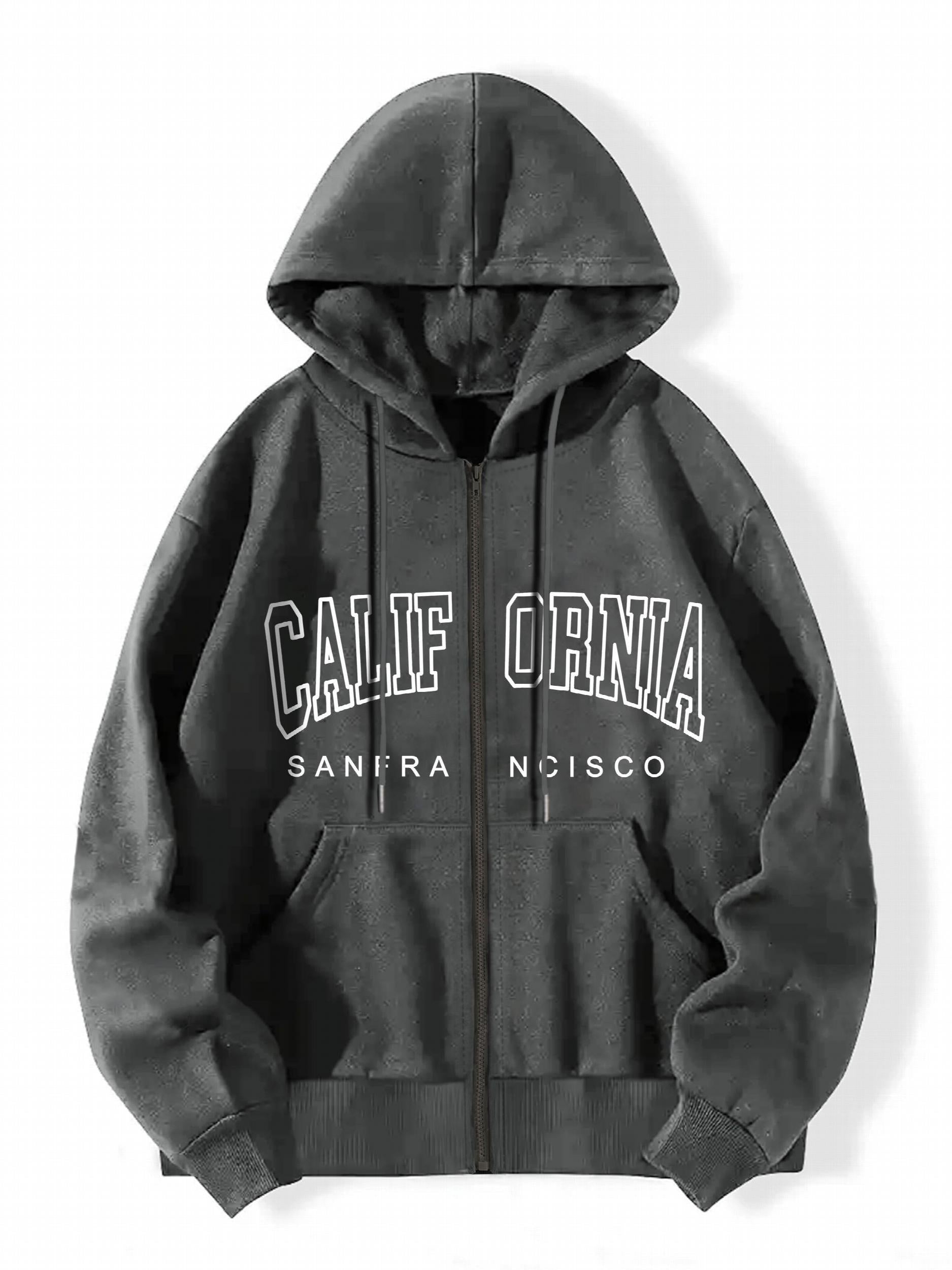 Letter Graphic Hooded Sports Sweatshirt for Women