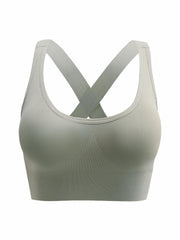 Criss Cross Sports Bra for Yoga Running Workout