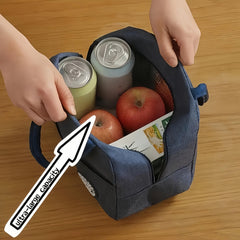 Reusable Aluminum Foil Cooler Tote Bag for Office Work School Picnic Beach