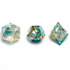 7pcs Resin Dice Set For Cosplay Board Game Gift