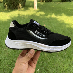 Men's Letter Print Mesh Sneakers Outdoor Sports Shoes