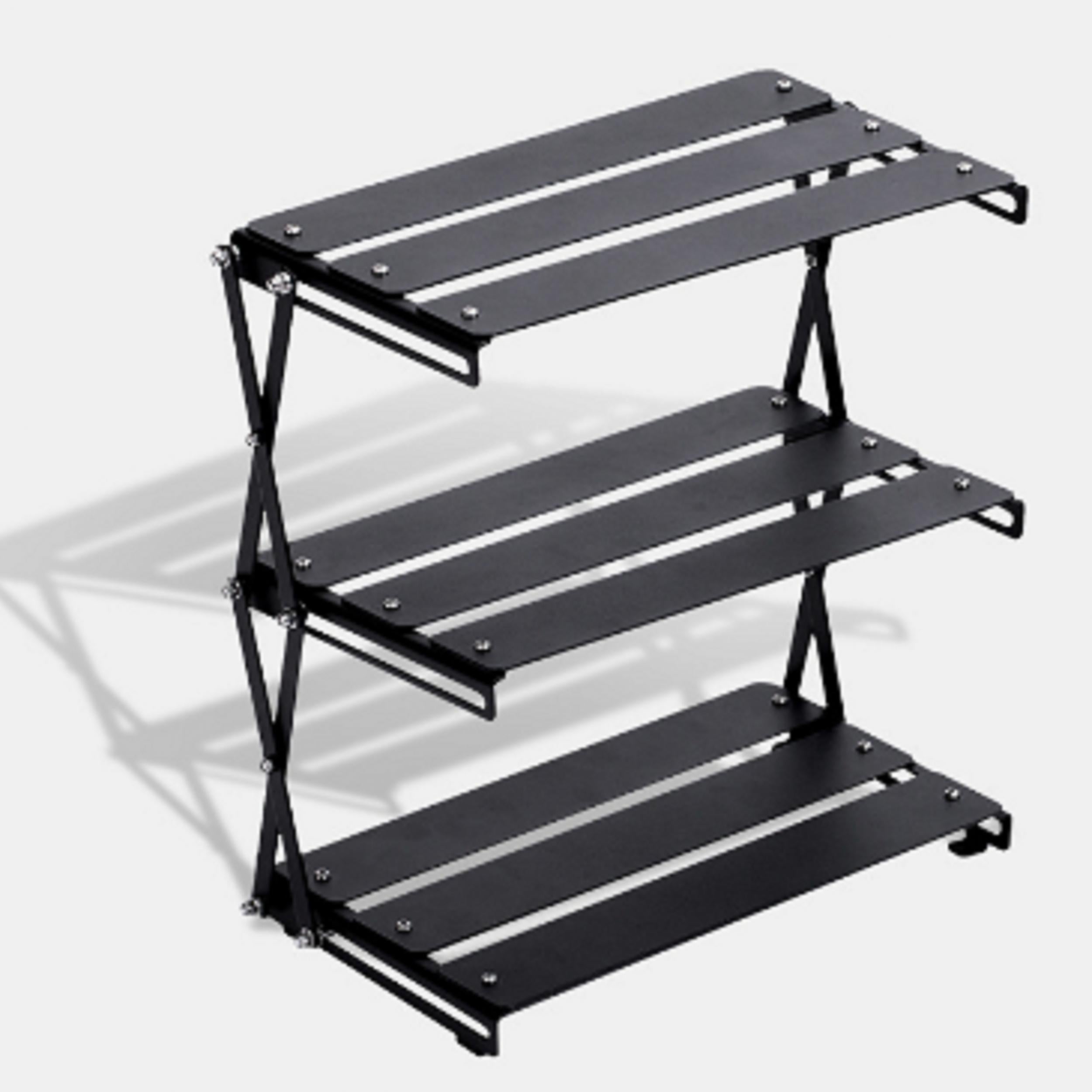 Foldable Aluminum Alloy Stainless Steel Shelf Outdoor Camping Table