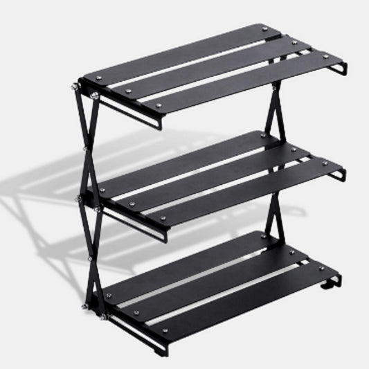 Foldable Aluminum Alloy Stainless Steel Shelf Outdoor Camping Table