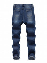 Boys Slim Fit Denim Long Pants With Pocket