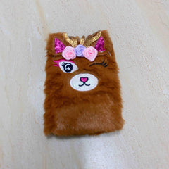 Cartoon Bunny Plush Notebook