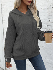 Drawstring Hoodie Long Sleeve Sweatshirt