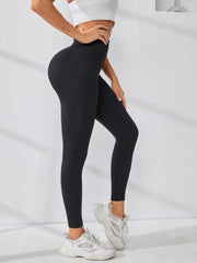 High Waist Ribbed Yoga Pants Workout Leggings Women's Activewear