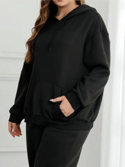 Women's Plus Hooded Sweatshirt & Pants Set