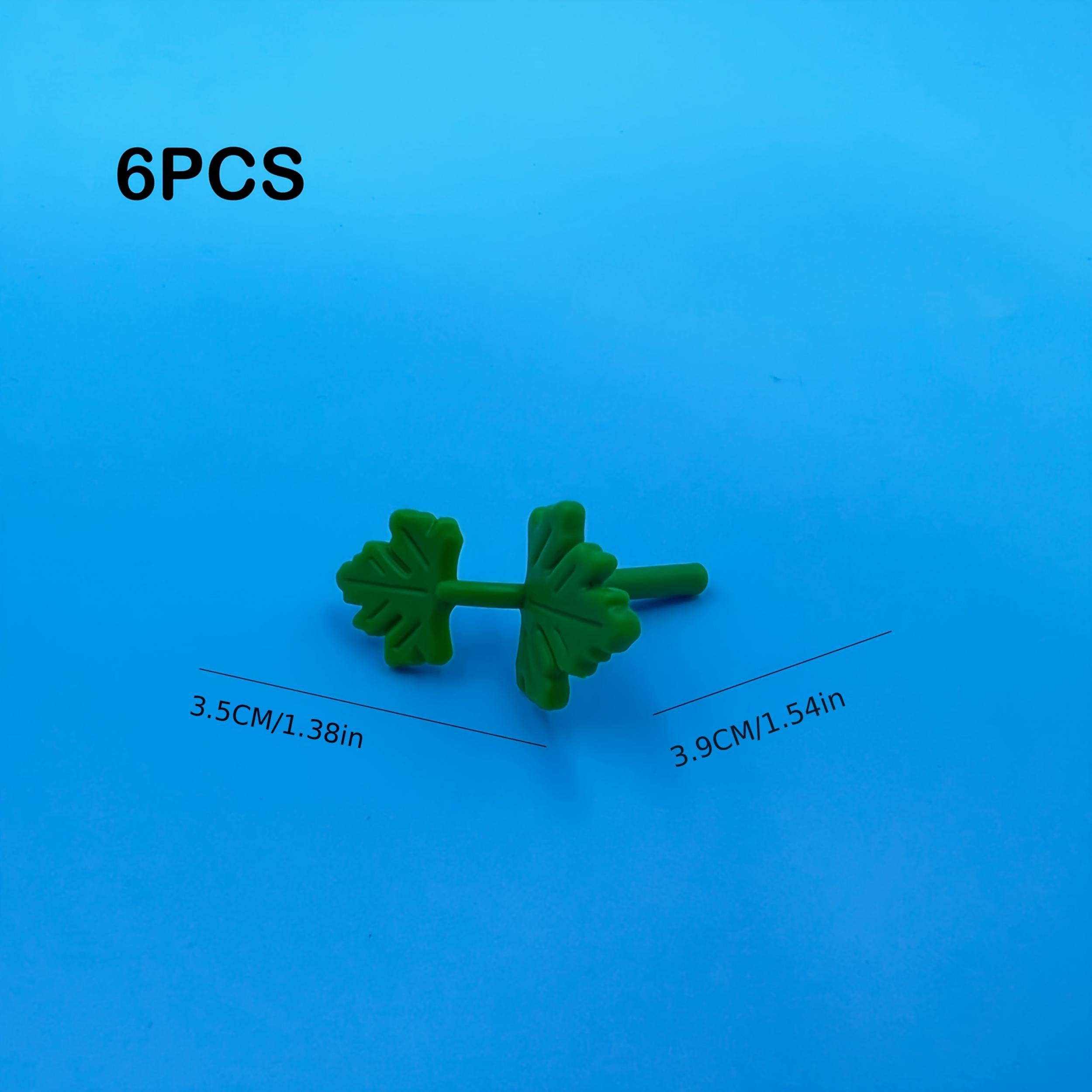 Rubber Tropical Rainforest Leaves Building Blocks Set