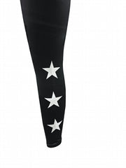 Star Print Skinny Leggings Casual Every Stretchy Leggings