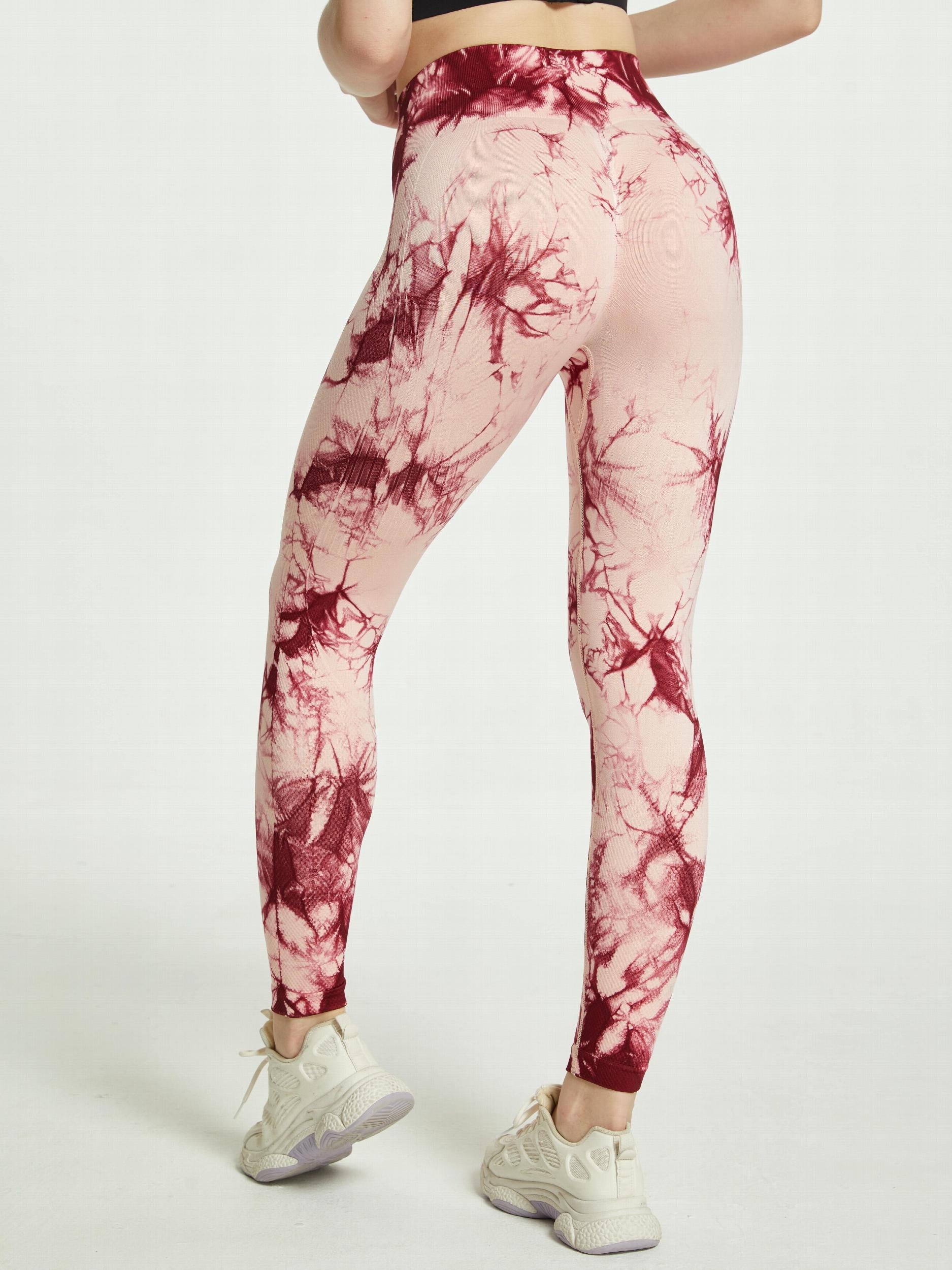Tie Dye High Stretch Leggings High Waist Yoga Pants Women's Activewear