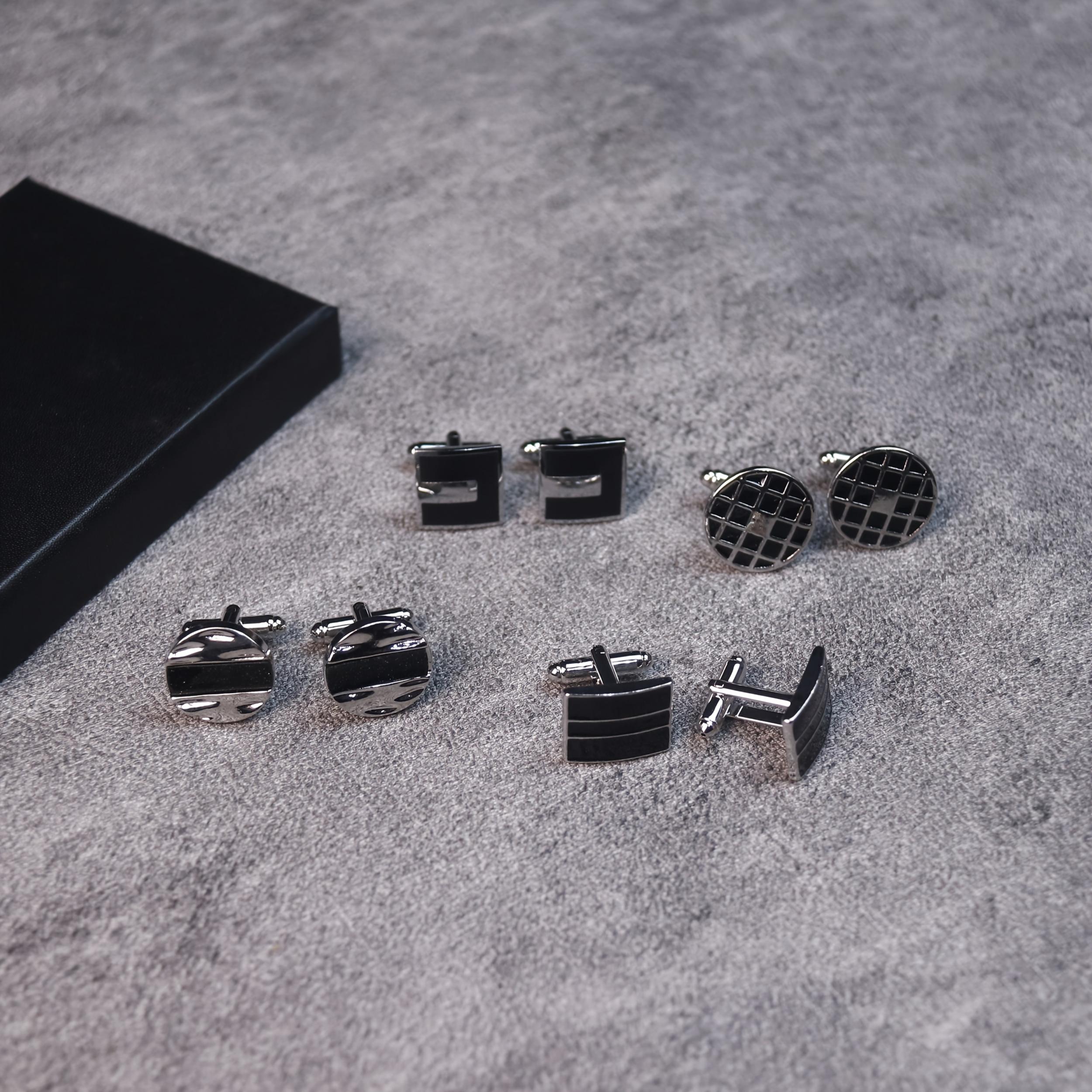 High-End Sleeve Button Set 6 Pairs 4 Pairs Men'S