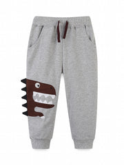 Dinosaur Print Kids Sweatpants Boys Jogger Sports Pants