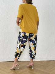 2 Piece Set Top & Print Pant
