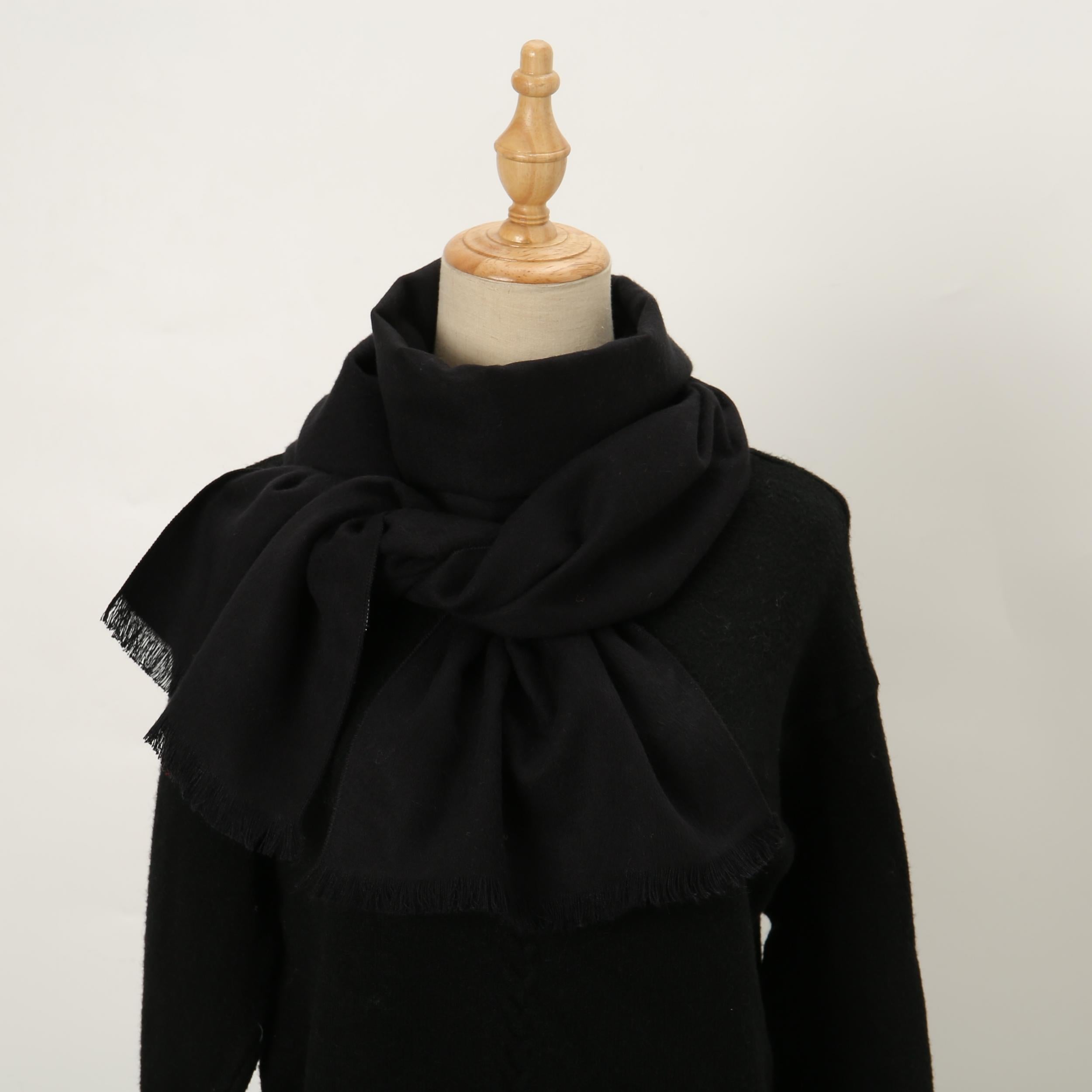 Men's Solid Business Scarf 30 x 11 inches