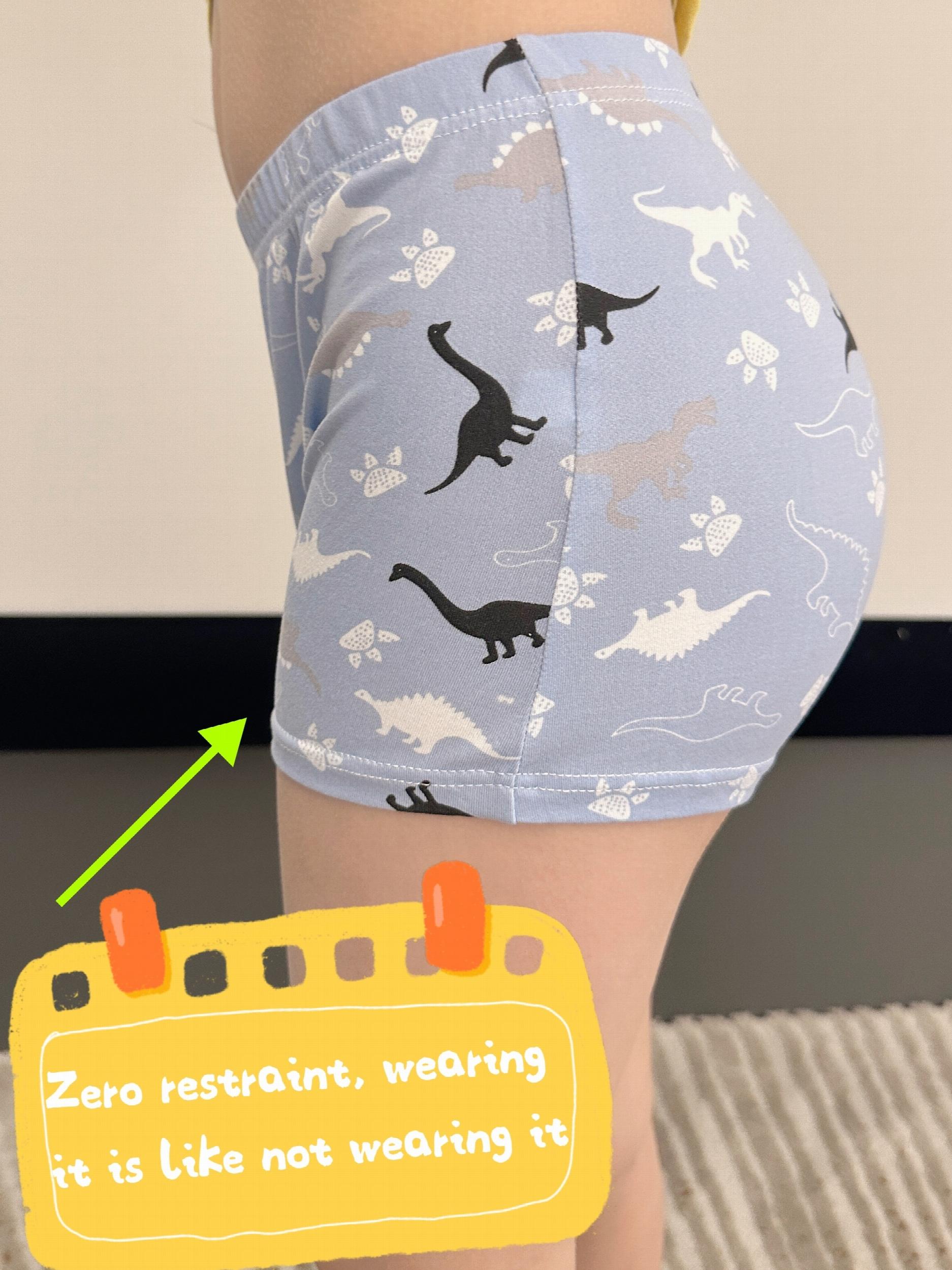 5pcs Toddler Boys Dinosaur Boxer Briefs Soft Comfortable Underwear