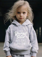 YOUNGEST SISTER 2pcs Girls Casual Activewear Set