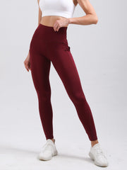 High Waist Solid Training Yoga Tight Sports Pants Women's Activewear