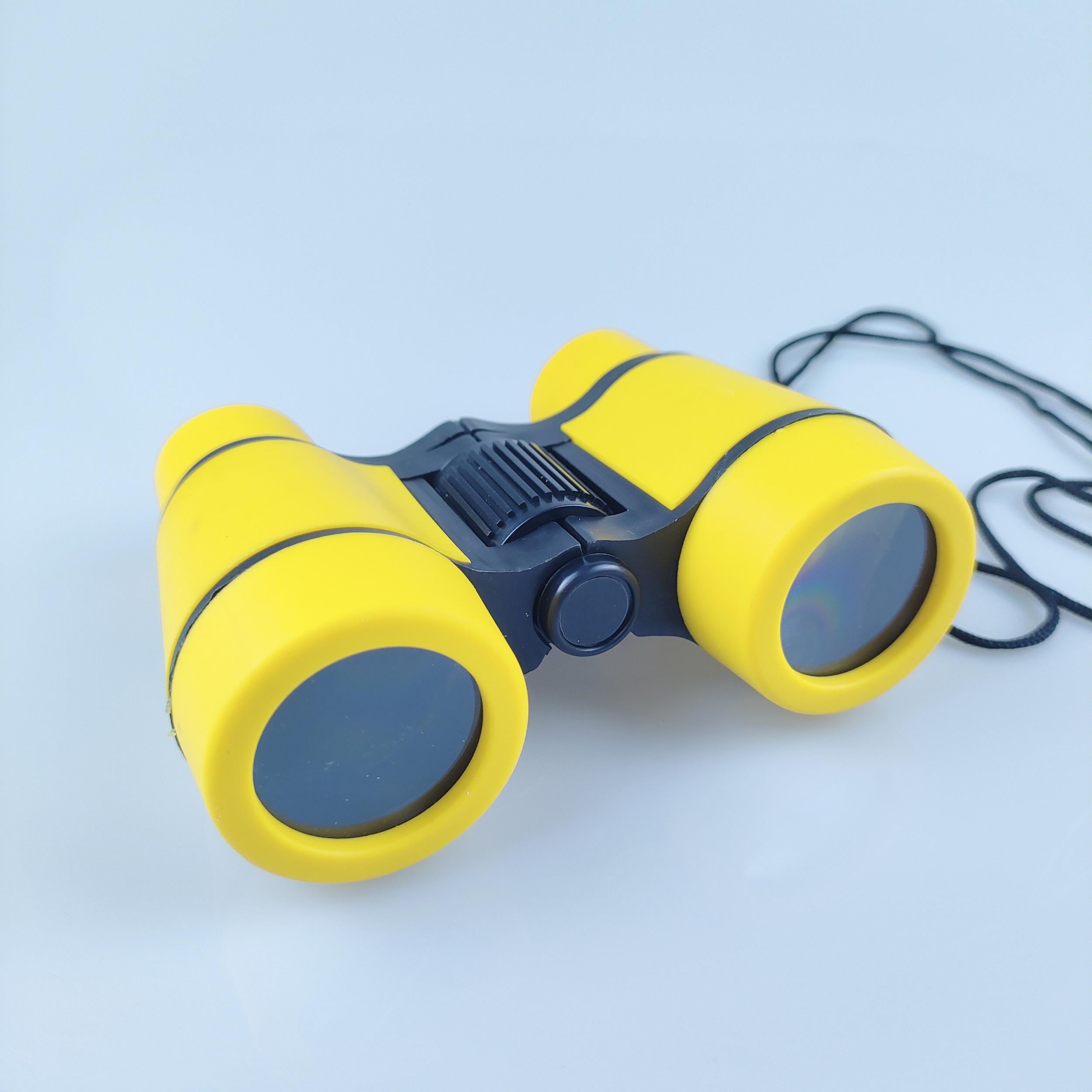 Kids Toy Binoculars Rubber Handle Anti-Skid Outdoor Exploration