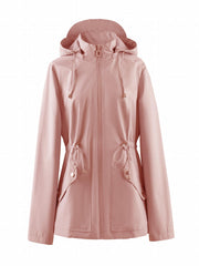 Women's Waterproof Windbreaker Raincoat Outdoor Hooded Jacket