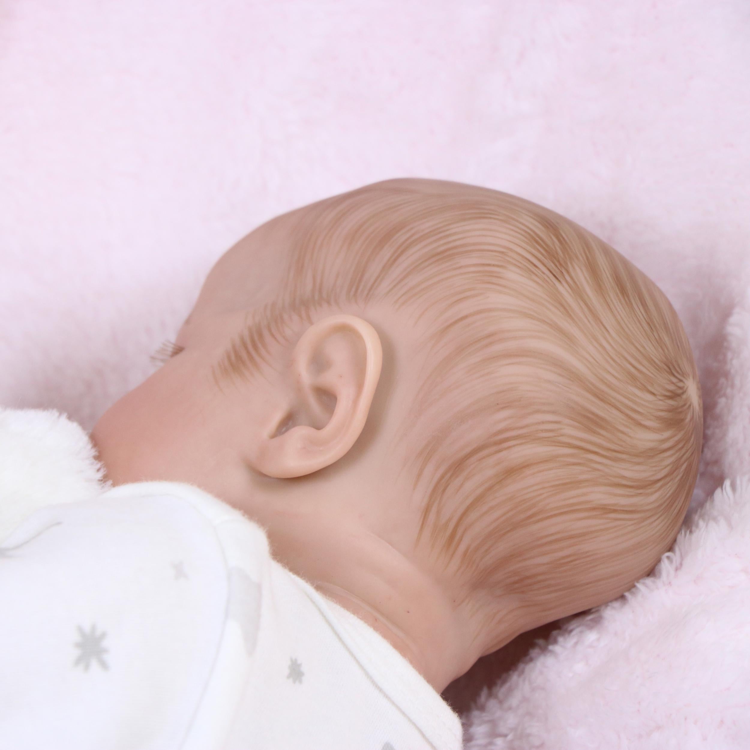 18 Inch Lifelike Baby Dolls Reborn Baby Dolls Weighted Soft Cloth Body Gift Set