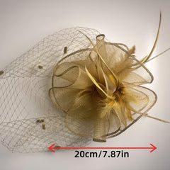 Women's Veil Cap Headpiece for Events