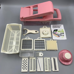 16pcs Vegetable Chopper Set Manual Food Grater Onion Mincer Chopper & More