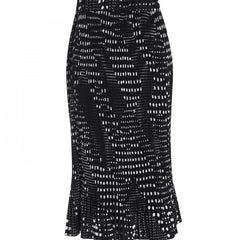 Polka Dot Print Skirt Casual Fall & Spring Women's Clothing