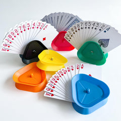 4-6pcs Poker Holders Playing Card Holders Hands Poker Trays for Games