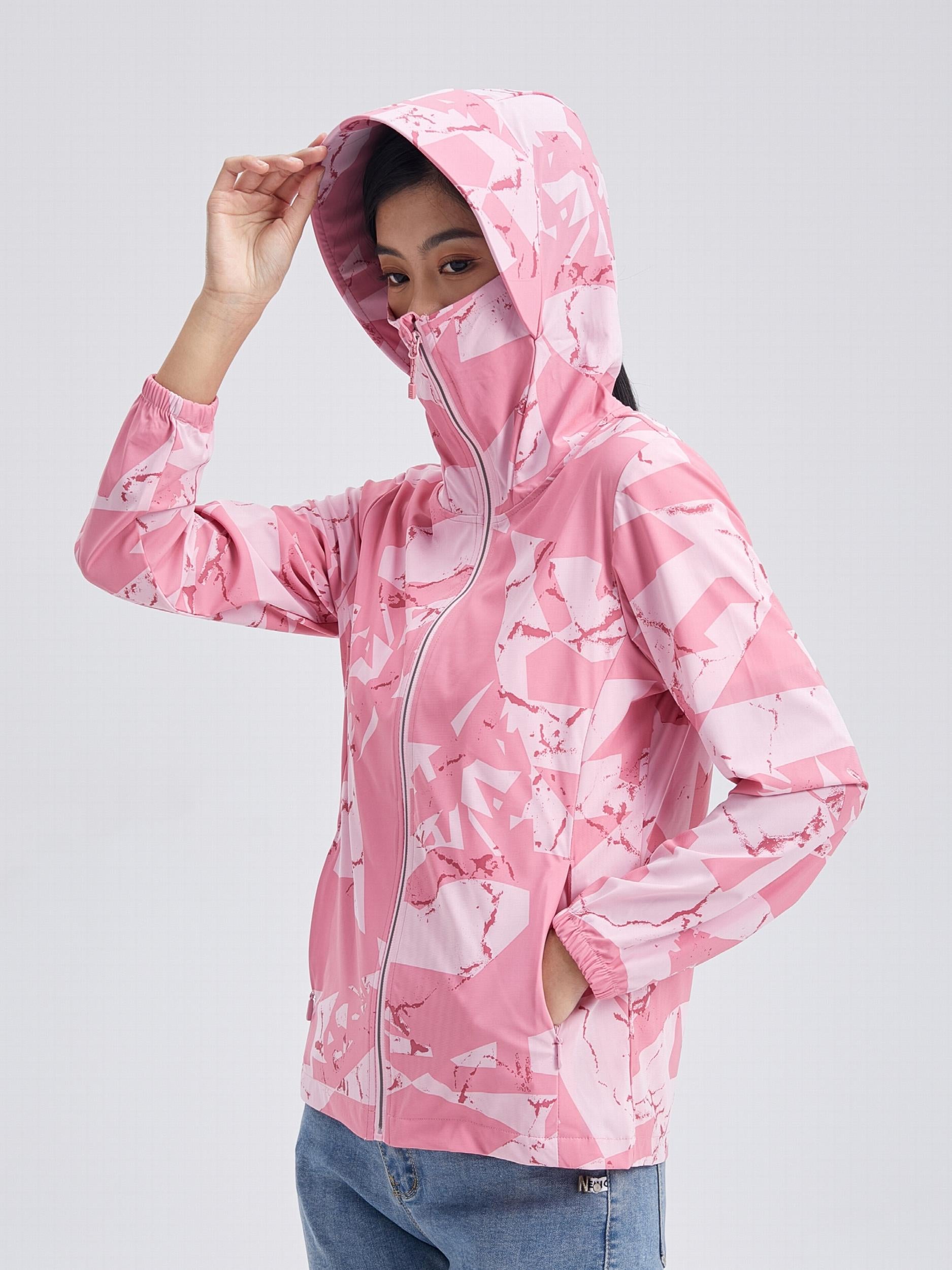 Anti UV Ice Silk Sunscreen Jacket for Outdoor Sports Beach & Fishing