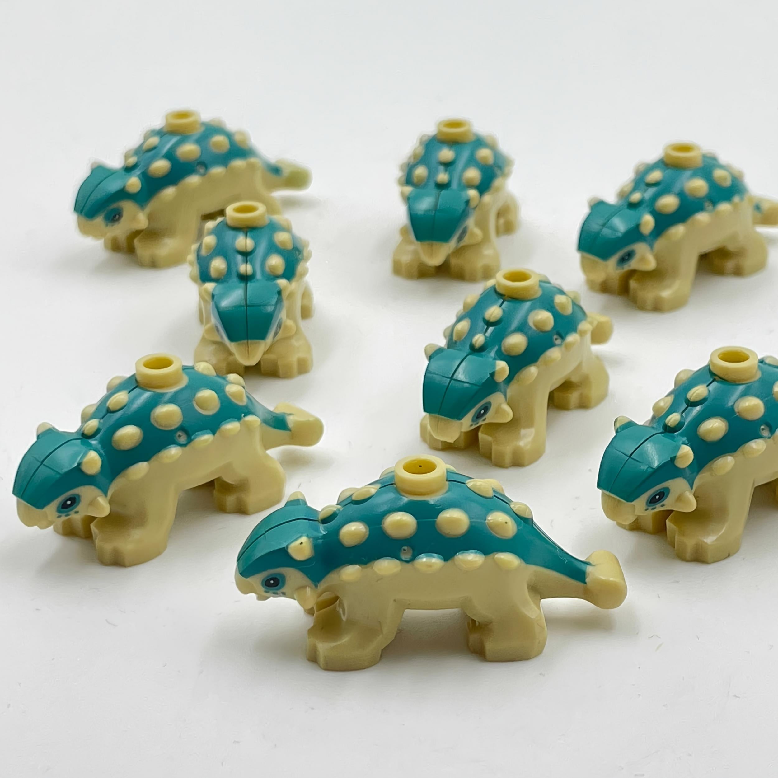 3pcs Ankylosaurus Model Building Blocks DIY Toys for Christmas Gift