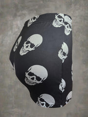 Skull Print Shorts for Women Summer & Spring Casual Wear