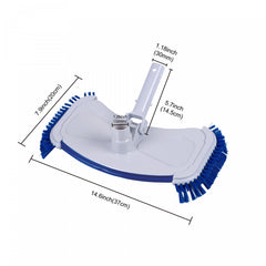 Deluxe Vacuum Head With Side Brush - Pool Float Drift