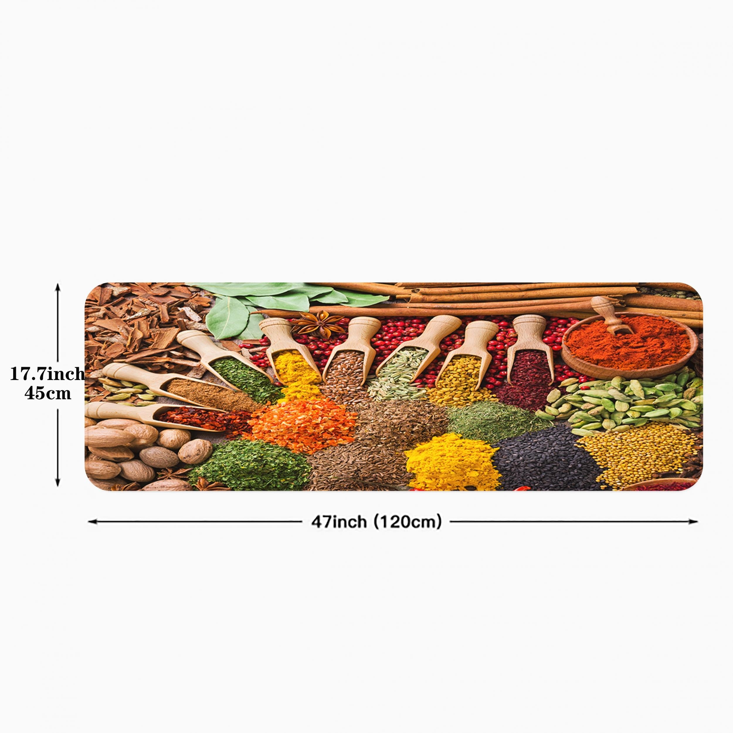 3D Print Anti Fatigue Kitchen Mat Non-Slip Absorbent Bath Mat