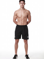 Men's Quick Drying Stretch Drawstring Shorts with Zipper Pocket
