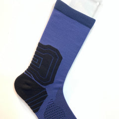 Men's Mid Crew Sport Socks Cotton Blend Breathable for Basketball Training