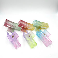 2pcs Gradient Claw Clips Hair Clips - Princess Decorative Hair Accessories
