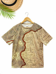 Men's King Print Tee & Shorts Set for Summer Outdoor