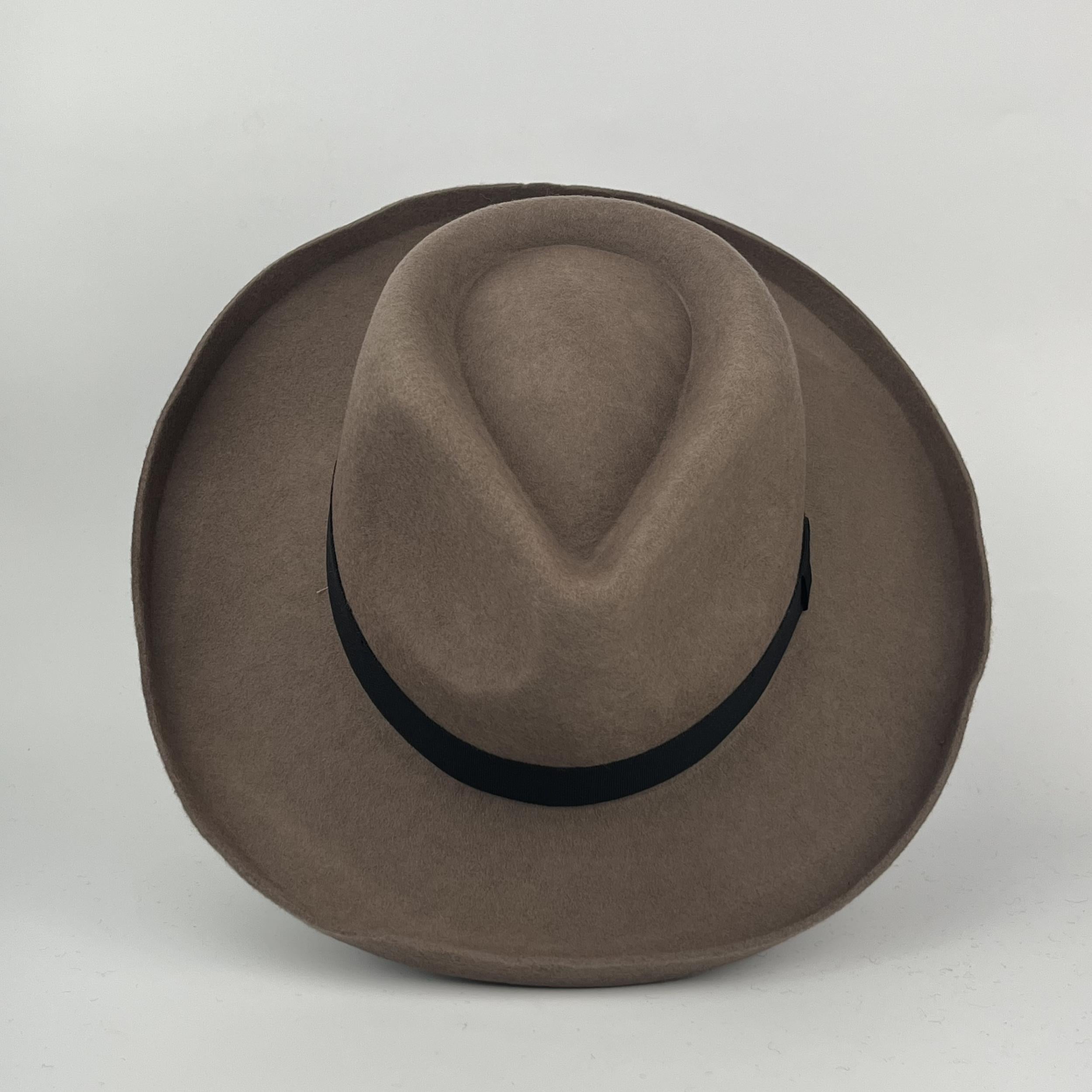 Woolen Big Brim Sunshade Fedora Hat for Party