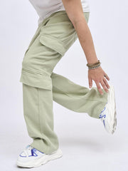 Men's Street Style Pocket Jeans Medium Stretch Denim Pants